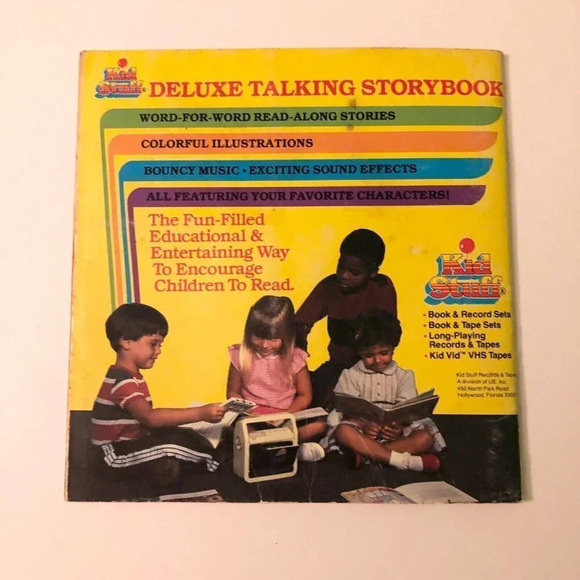 Vintage 1986 The Popples Nutcracker Christmas Read Along Book Only No Record - Picture 14 of 15